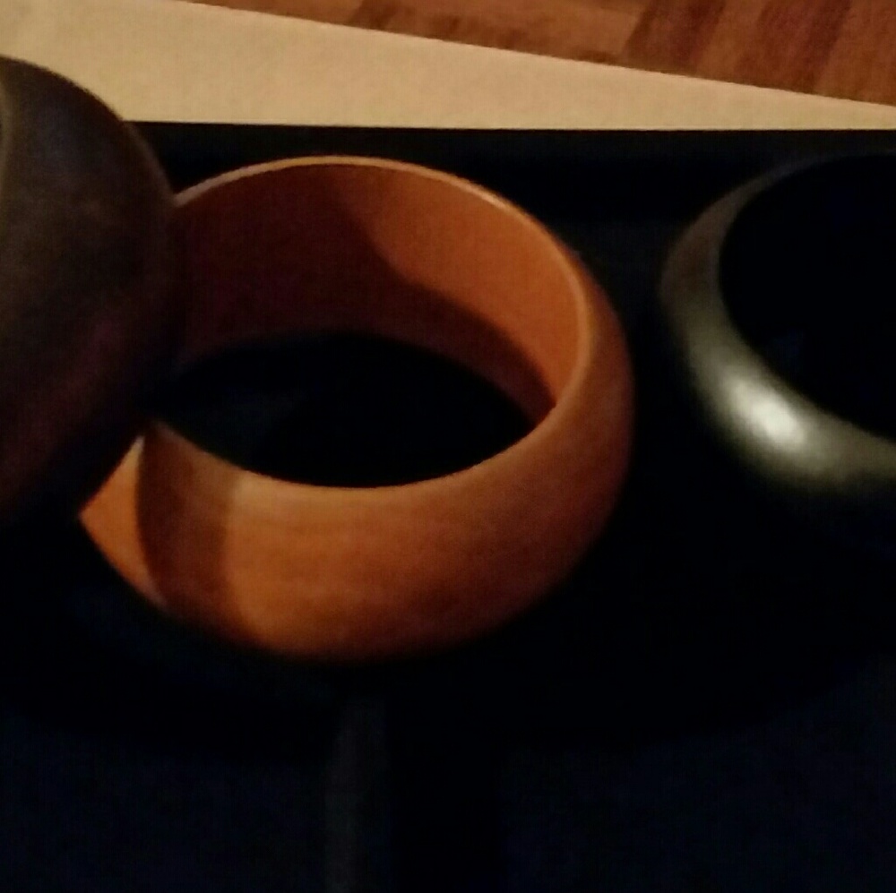 3 piece wooden bracelets